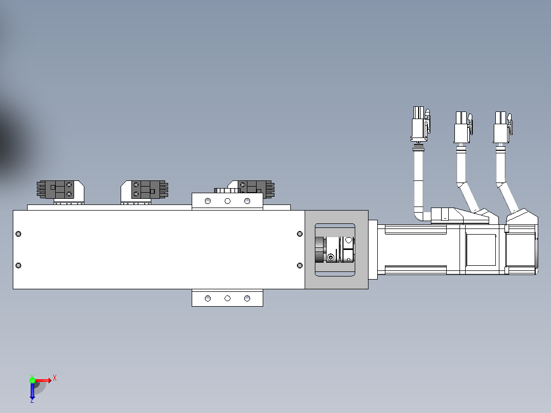 KK模组KK60-200A1-F0 行程108mm俯视图