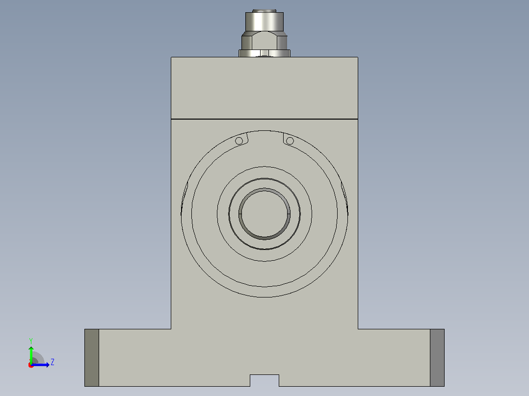 带角度编码器的0-100Nm轴式旋转扭矩传感器RTSA型号(10-100纳米)左视图