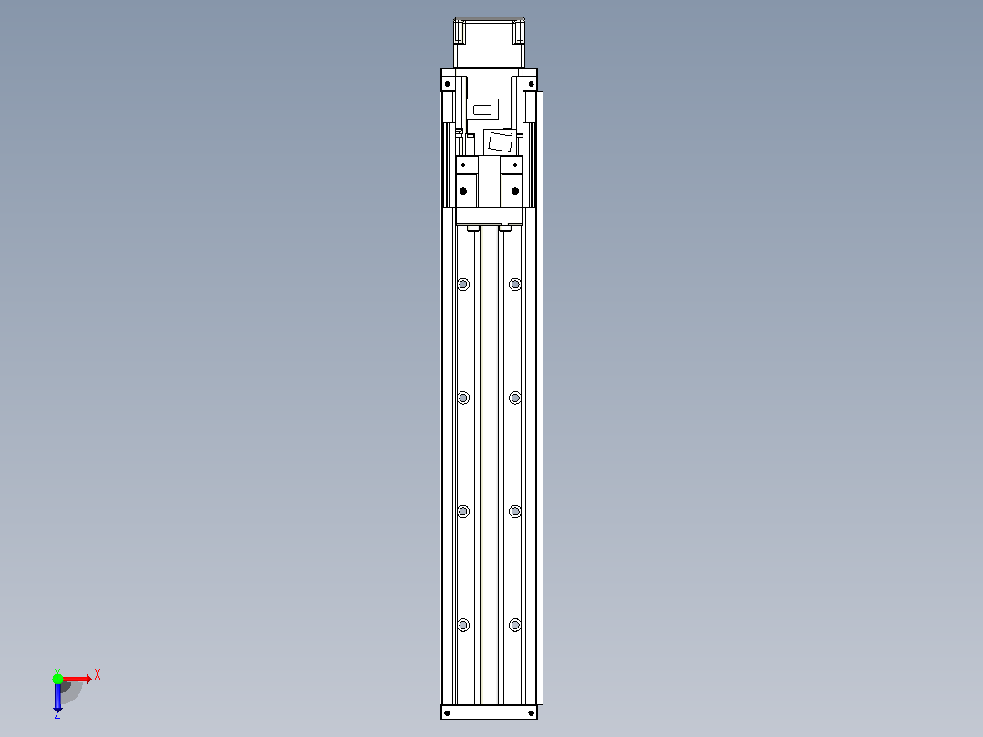 钢基模组TPA-KSR-8610C-540A1-MU-H0S0俯视图