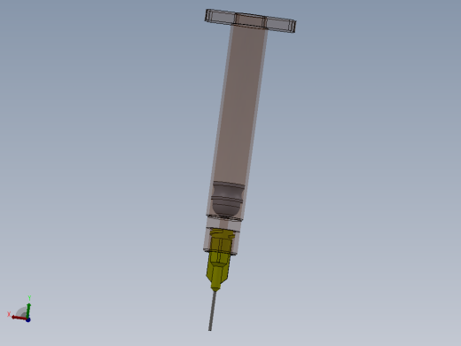 5ml注射器主视缩略图