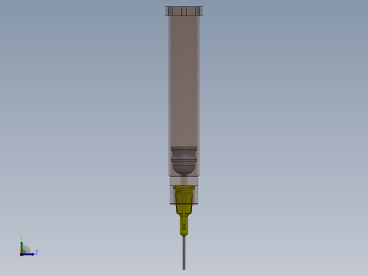 5ml注射器左视缩略图