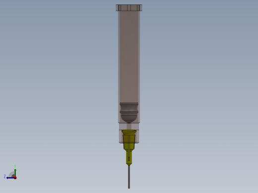 5ml注射器右视缩略图