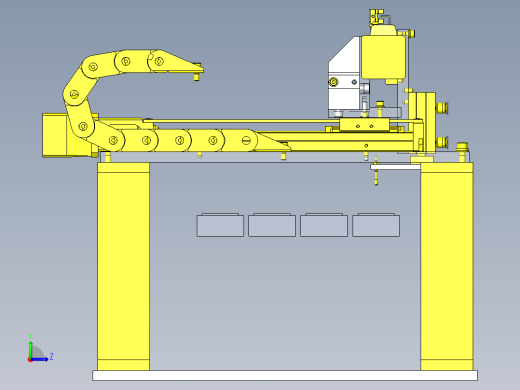 XYZ方向可活动导通检查机构左视缩略图