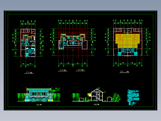 新农村二层建筑设计-