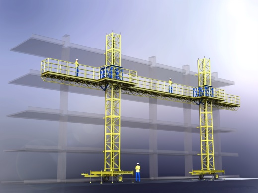 双桅杆工程升降机提升机缩略图