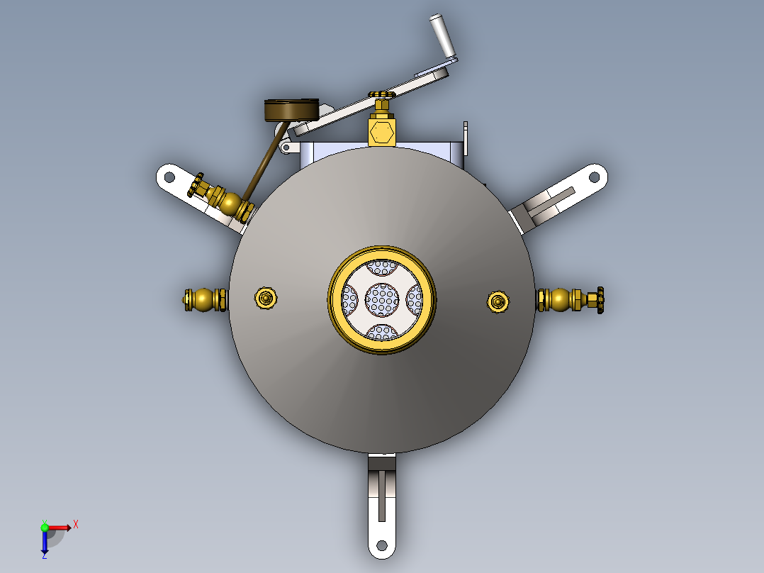 垂直 管式锅炉sw18可编辑俯视图