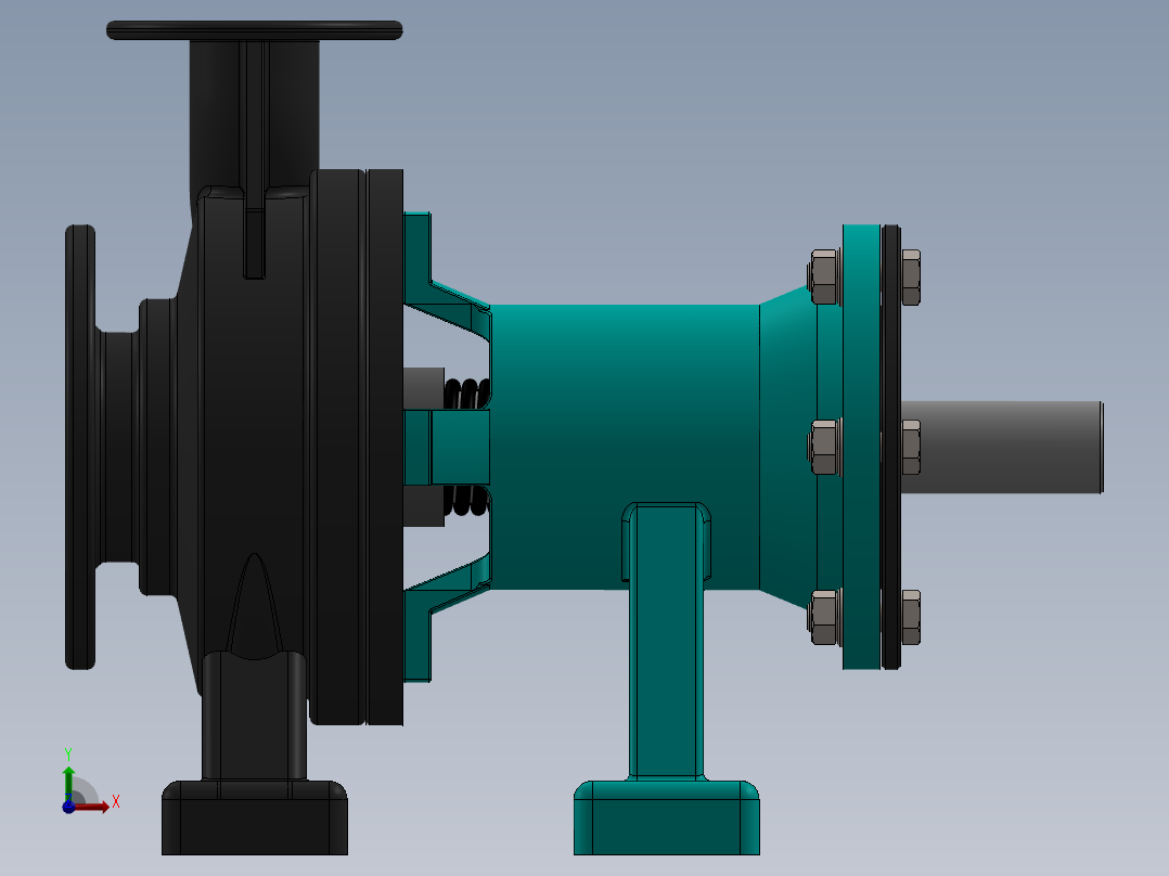 离心泵11前视图