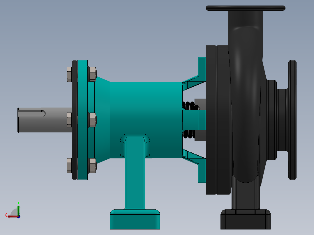 离心泵11后视图