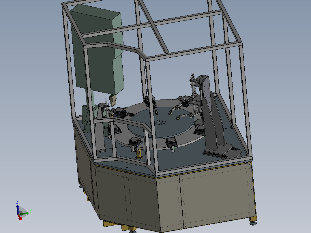 168转盘测试机主视图