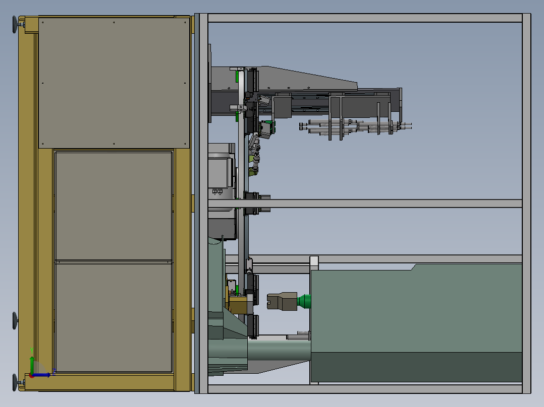 168转盘测试机左视图