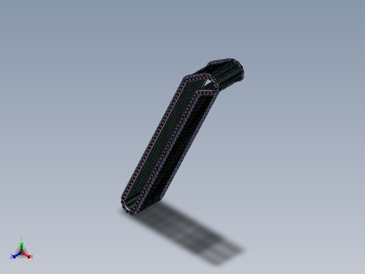 回转式格栅输送机3d图纸 除污机SW图纸 回转式格栅除污机3d模型正等轴测缩略图