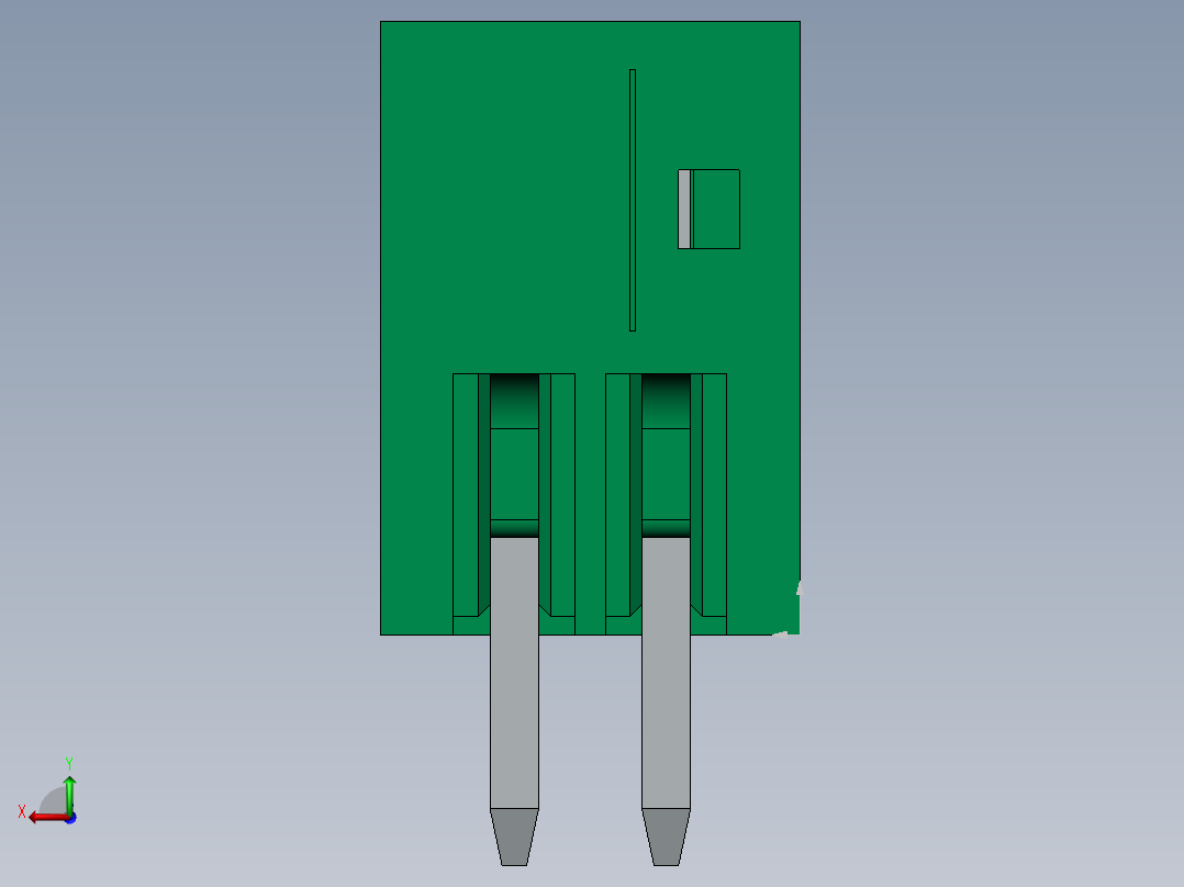 DEGSON 15EDG 系列 2.5mm 接线端子包-15EDGVC-2.5-xxP-14-00AH后视图
