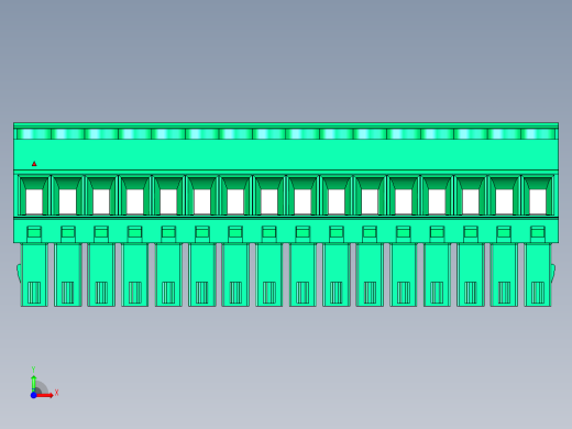DEGSON 15EDG 系列 3.5mm 插拔式接线端子 FullPack-15EDGKA-3.5-16P-14-00AH前视缩略图