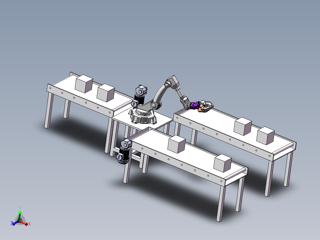 物料传送带 （含机械臂） 260+24.4.14+002