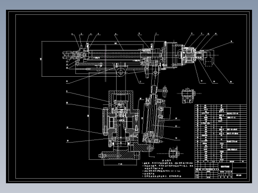 JX766-工业球坐标机械手设计【液压驱动】