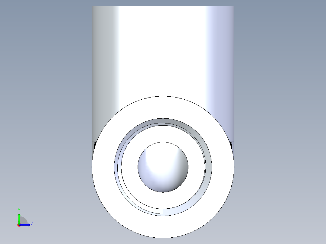 聚氯乙烯配件07-Sch80_90Elbow_FPTxFPT_808-002_0.25in左视图