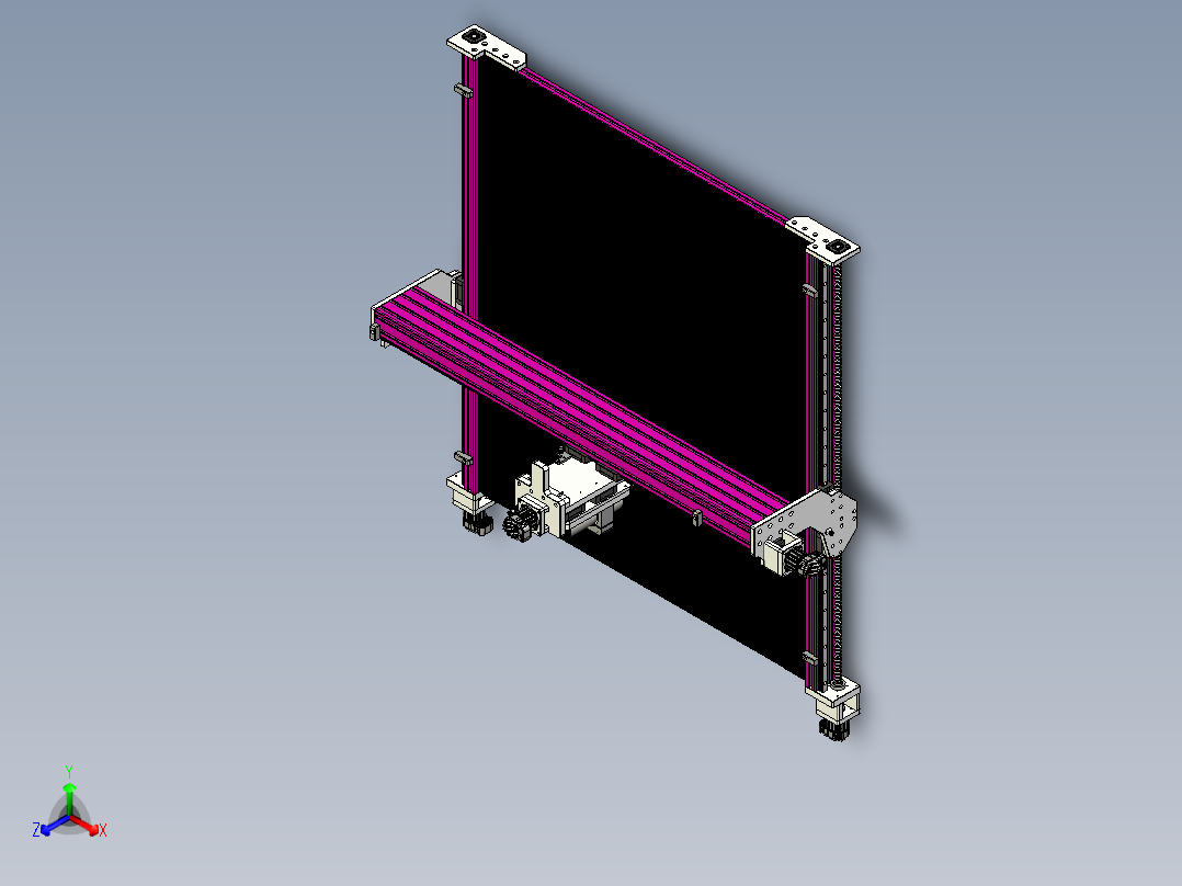 两轴CNC数控正等轴测图