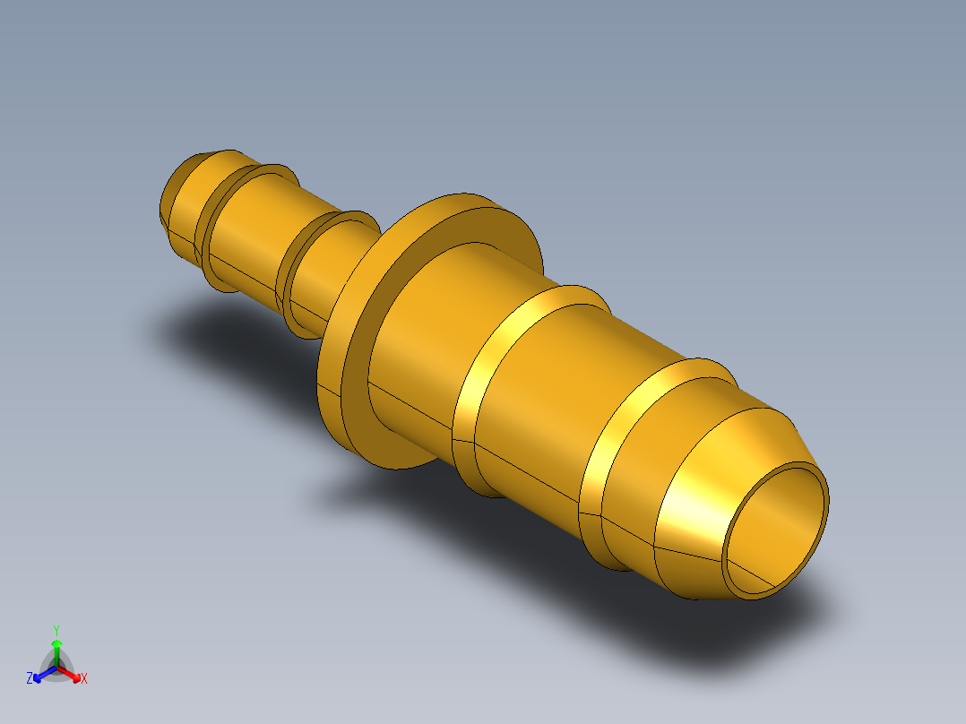 工业通用螺蚊管倒齿式工业硬管接头Union Reducer 22-4-5_32主视图