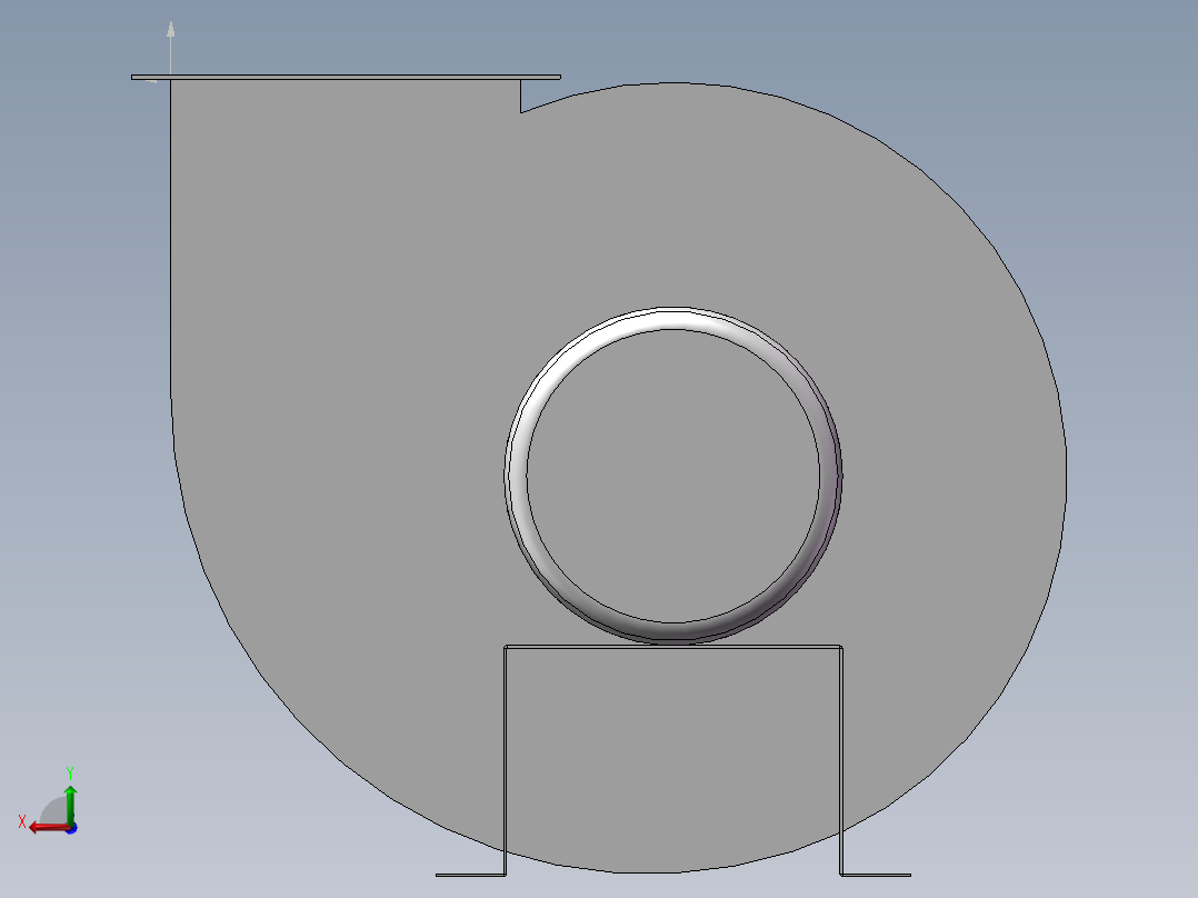 DZ200 90度鑫风风机后视图