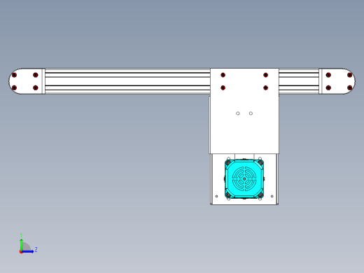 LE-XC3060-中间驱动经济型皮带线左视缩略图