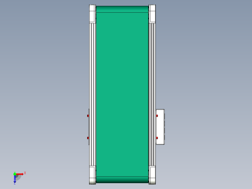 LE-XC3060-中间驱动经济型皮带线俯视缩略图
