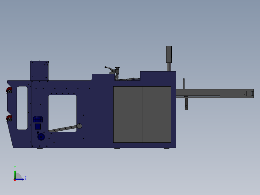 侧焊接自动制袋机左视缩略图