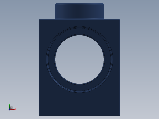 乐高机械组积木（横梁）-4226037 - 6541 Royal Blue Brick 1 x 1 with Hole前视缩略图