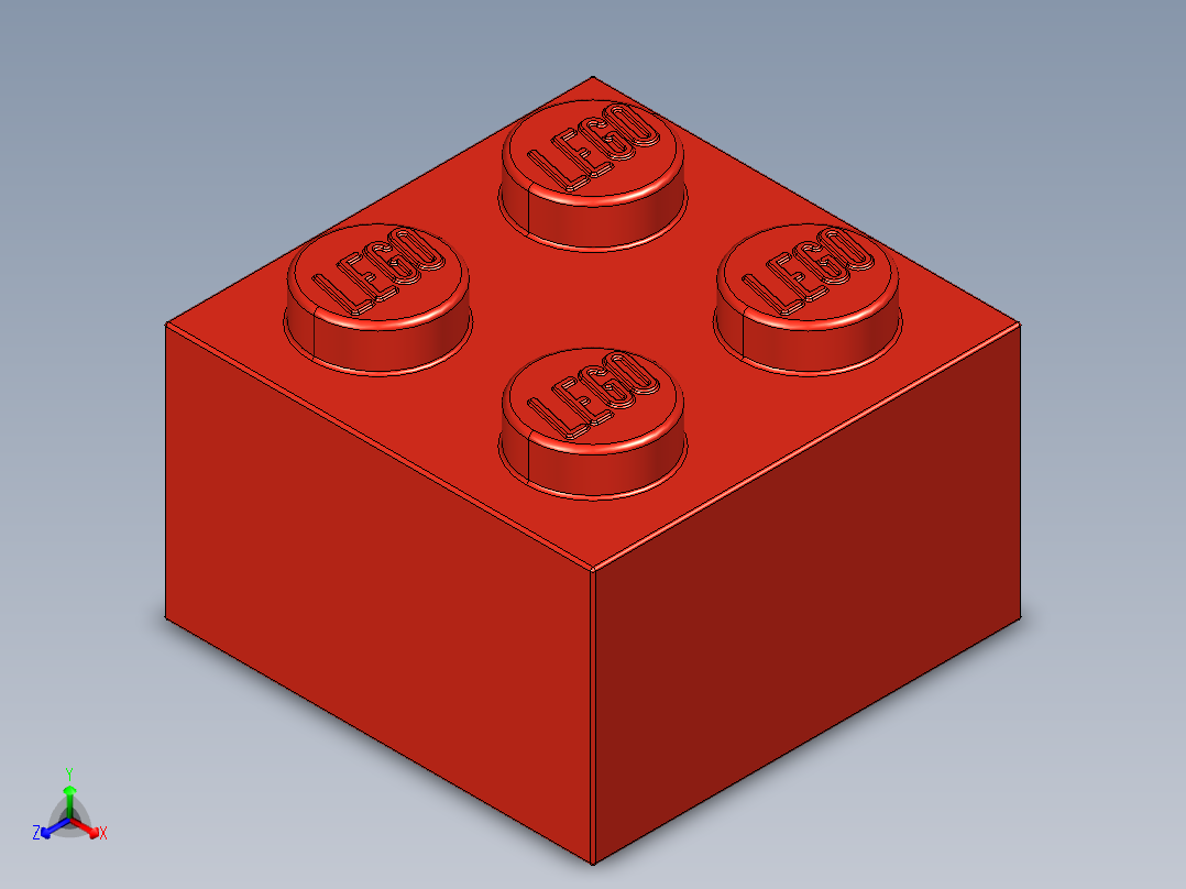 乐高套装 4421基本积木-300321 Bright Red Brick 2 x 2.STEP