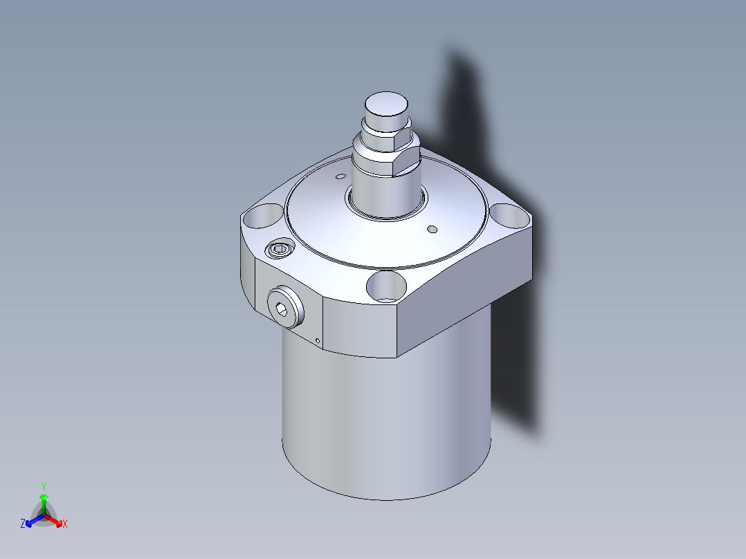 KOSMEKLC0902-CxM-E多系列多零件图纸模型主视图