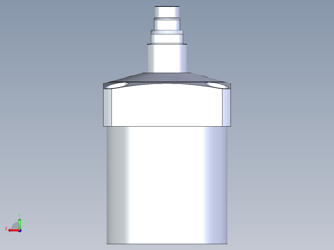 KOSMEKLC0902-CxM-E多系列多零件图纸模型后视图