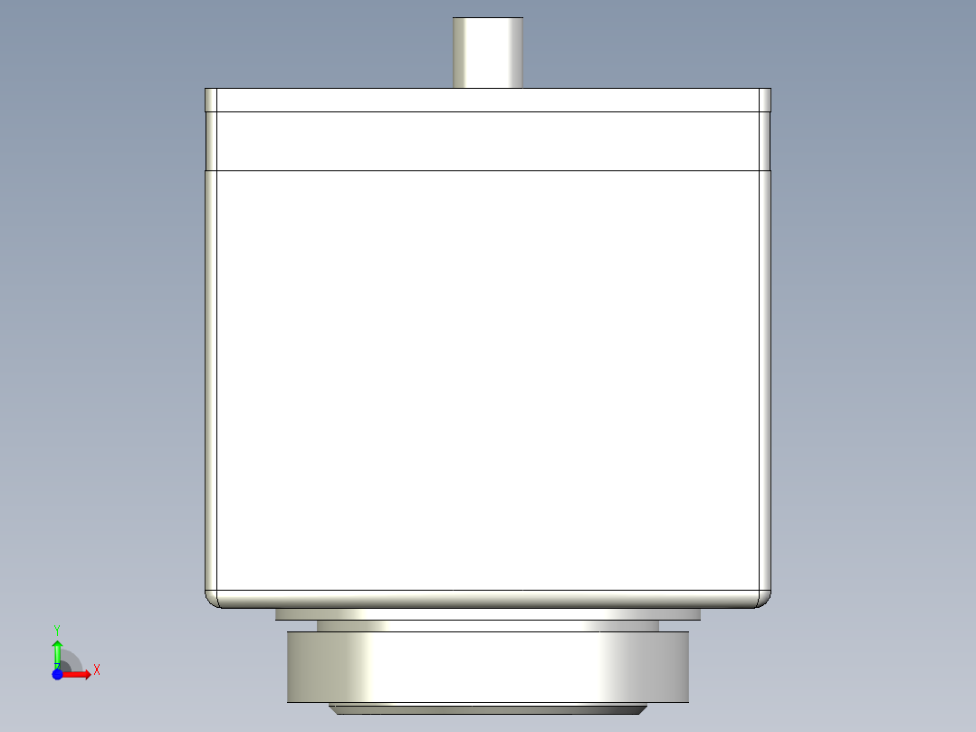 位置顯示器5565-3D多系列多零件图纸模型前视图