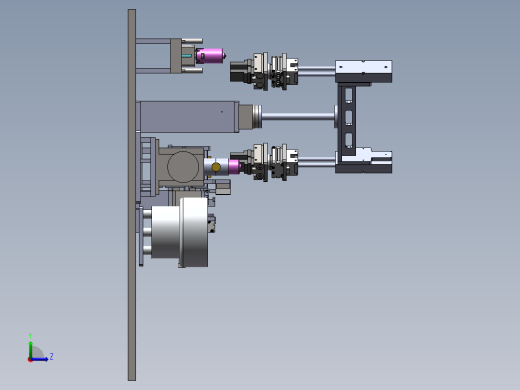 机壳振动盘分料送料电焊及下料机构左视缩略图
