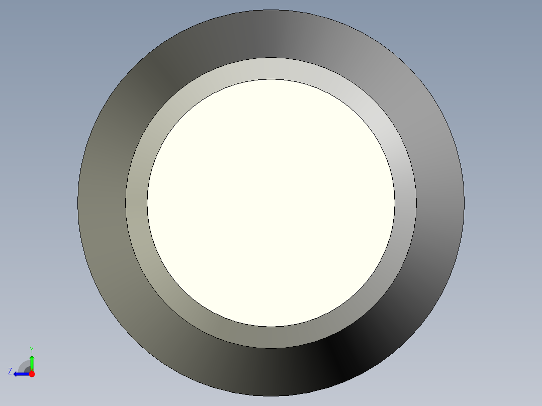 圓錐型把手(壓入式)P.390N-3D多系列多零件图纸模型右视图