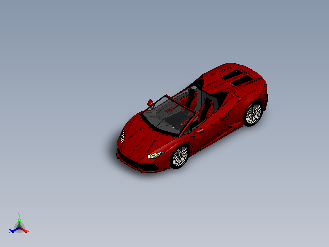 兰博基尼主视图