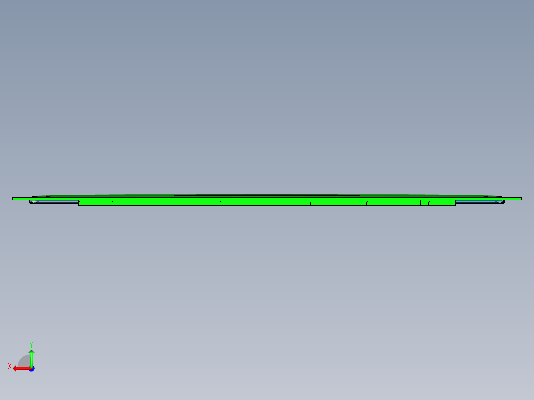 cnc4笔记本CNC工装夹具三维模型后视图