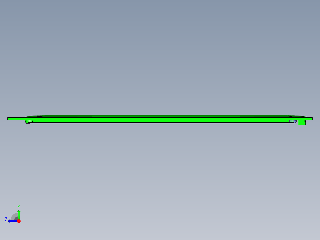 cnc4笔记本CNC工装夹具三维模型右视图
