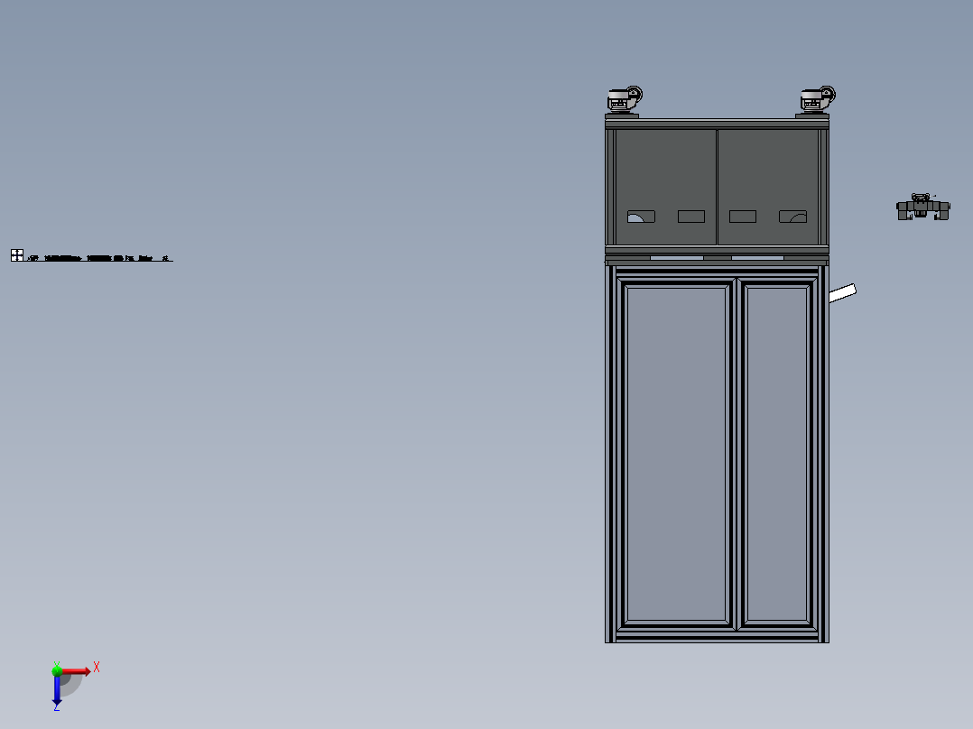 安全带吊环铆压设备sw18可编辑俯视图