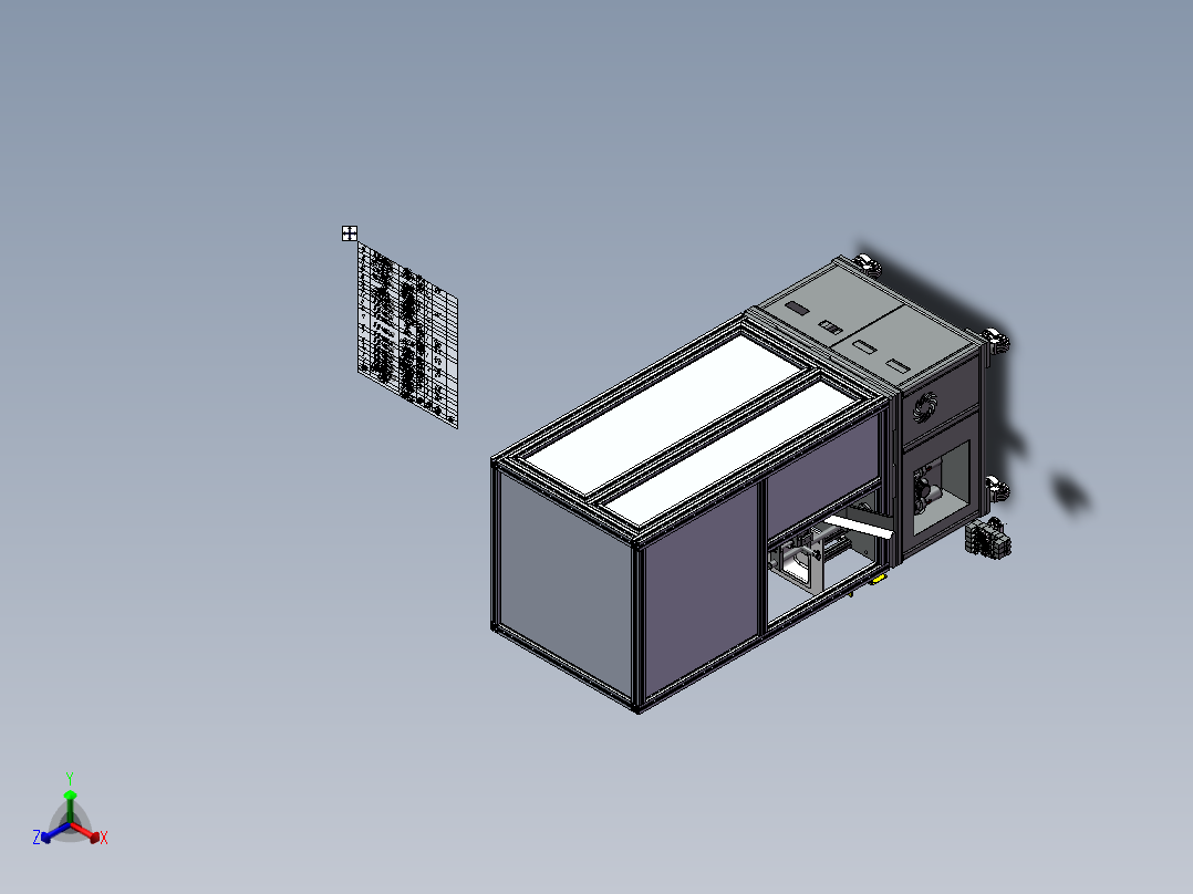 安全带吊环铆压设备sw18可编辑正等轴测图