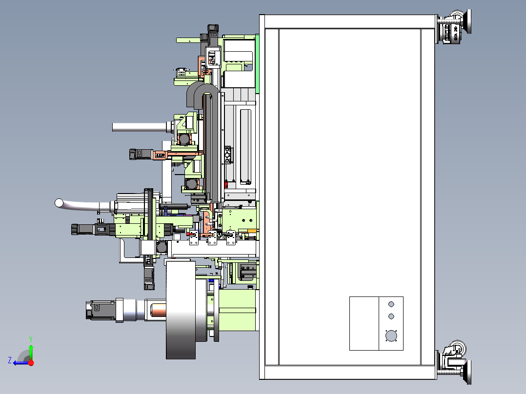 苹果手机RCAM组装设备sw20可编辑右视图