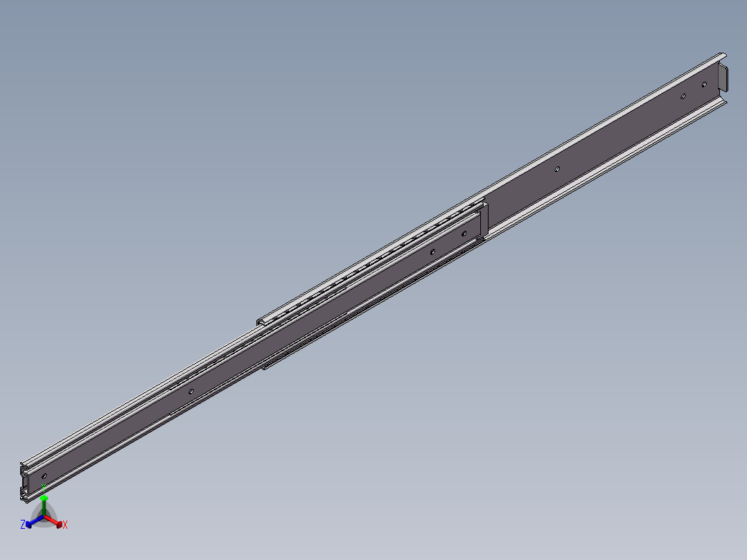 导轨正等轴测图