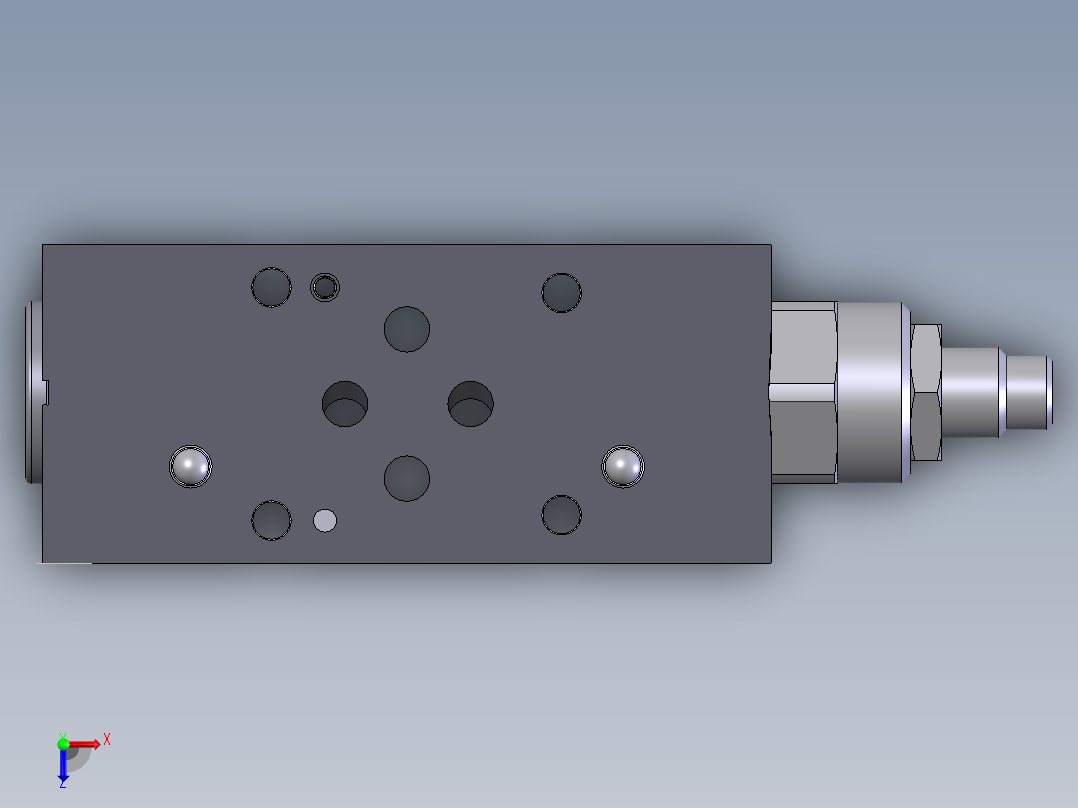 Continental Hydraulics-F03MSV-NDA液压元件俯视图