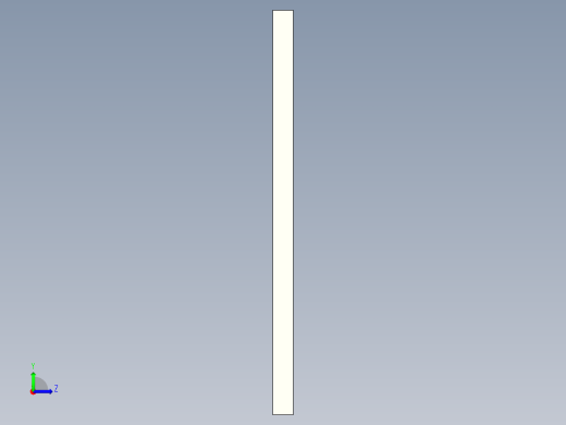 铝板板料CNC加工铣内腔编程模型左视缩略图