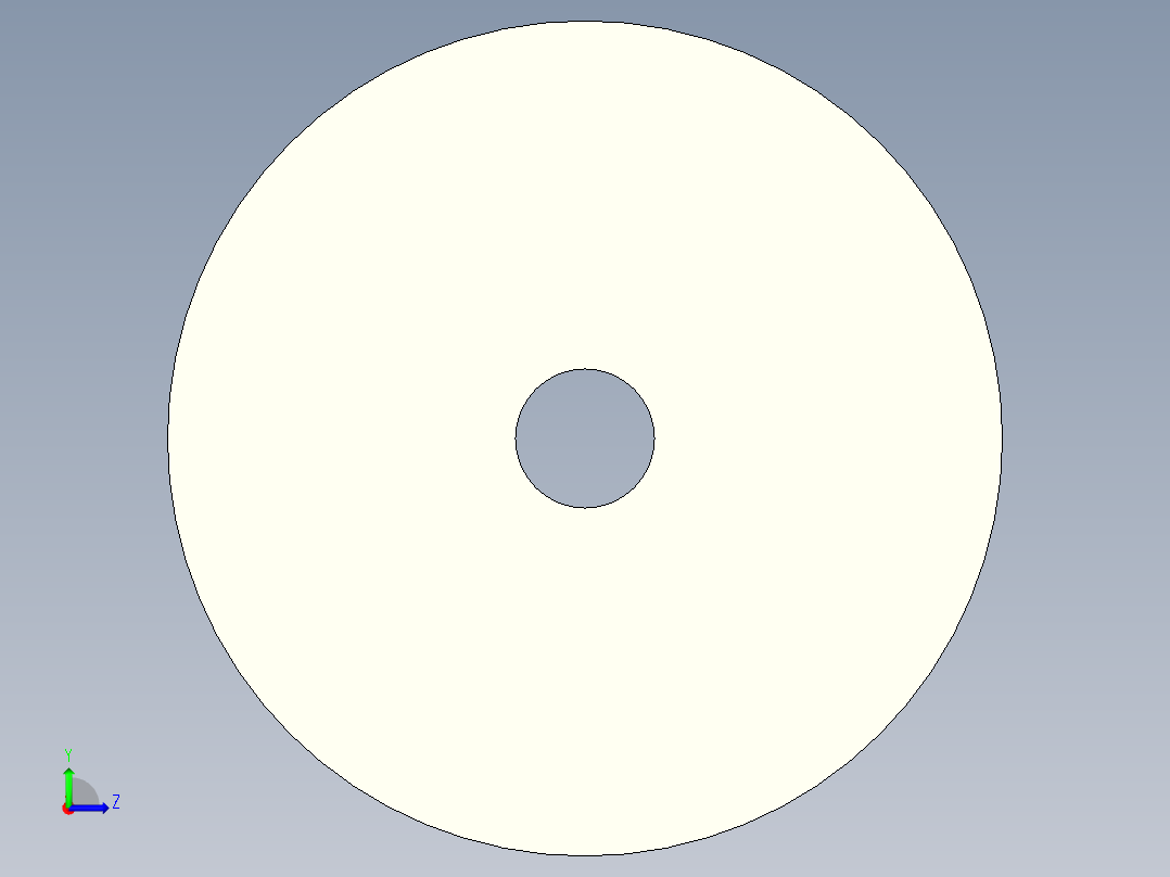 圆皮带用滑轮左视图