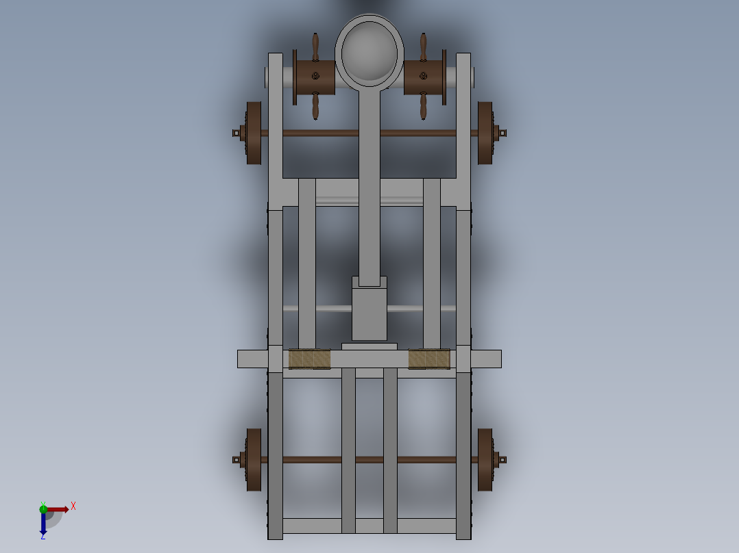 石弩弹射器、弹射器(9)俯视图