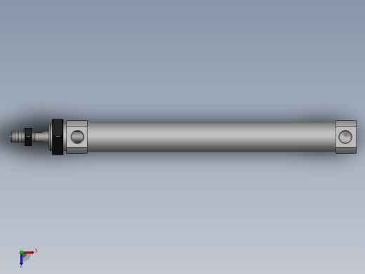 SMC气缸CDM2BZ20-150Z俯视缩略图