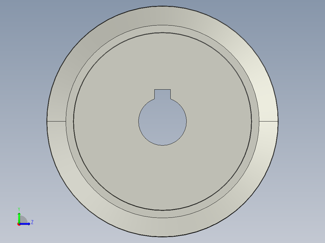 同步带轮ATPA24L050-B-H12左视图