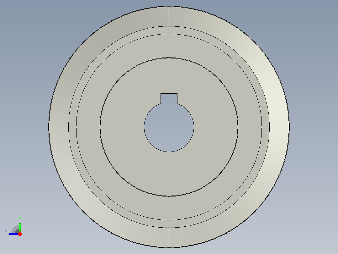 同步带轮ATPA24L050-B-H12右视图