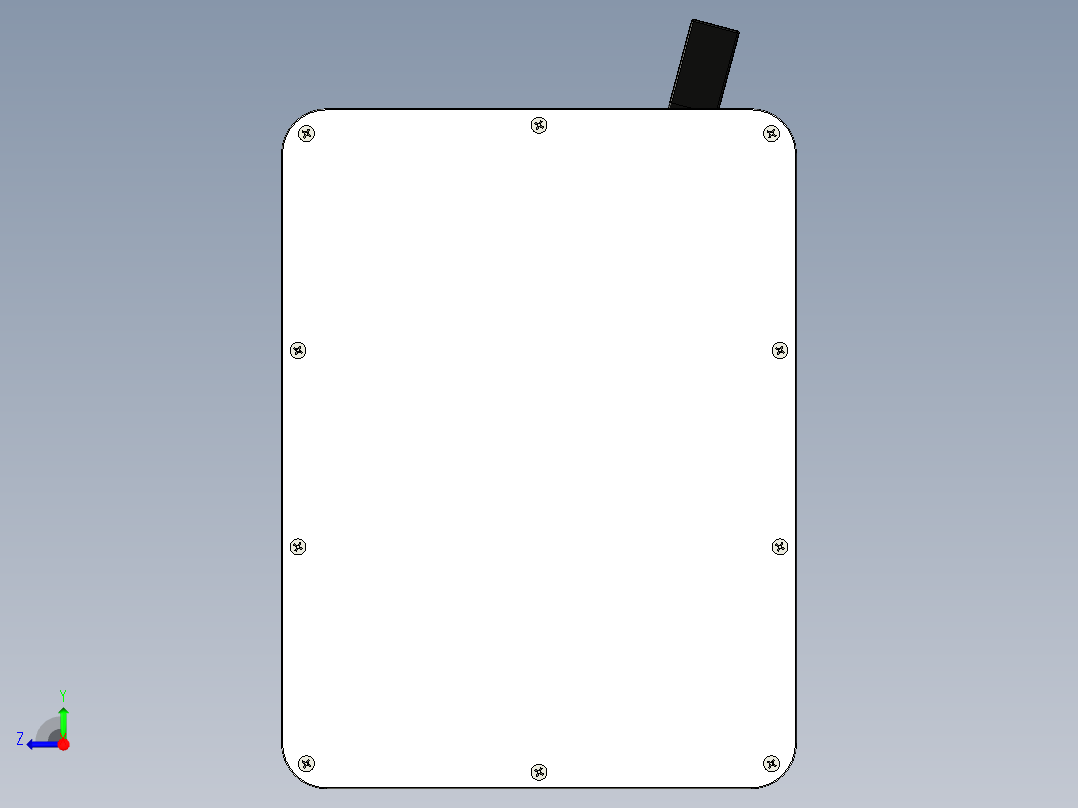 用于蜂窝电话11的另一无源放大器变化概念右视图