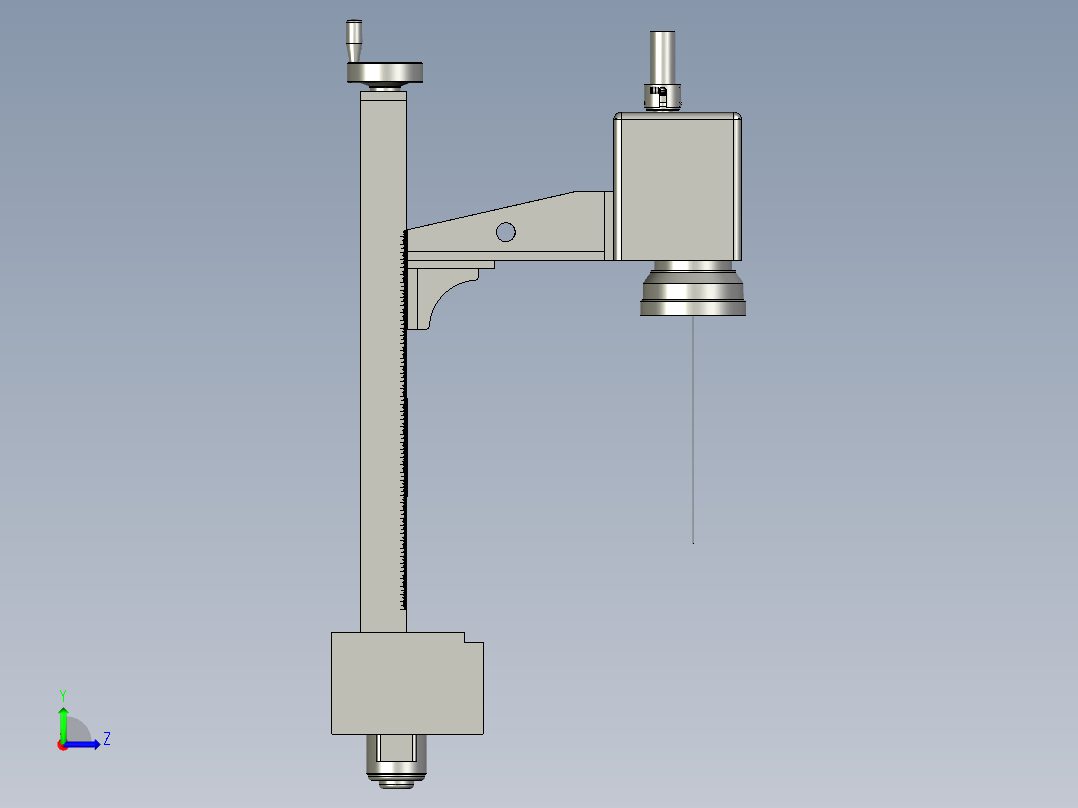 JH-振镜焊接工作台左视图