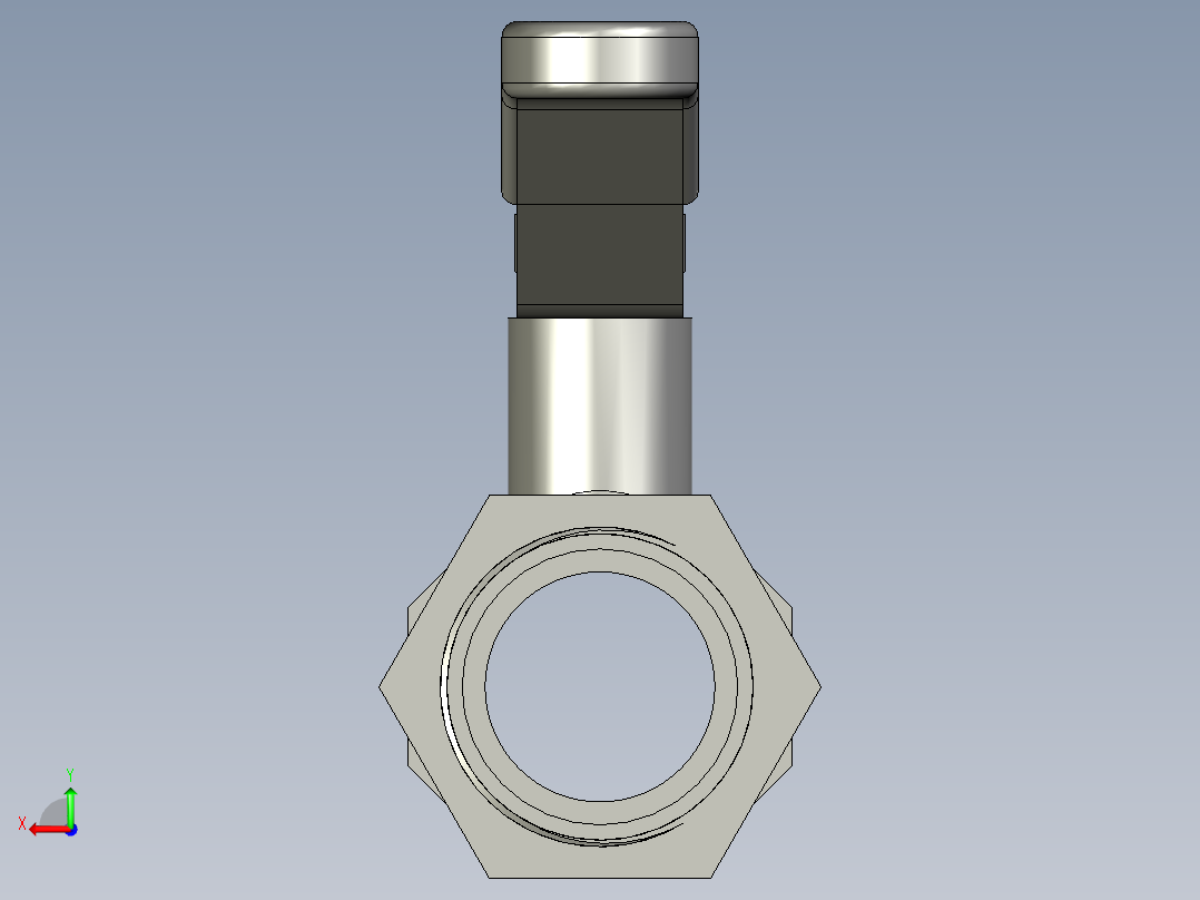 LXYC-BOSS手动球阀DN20后视图
